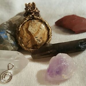 Healing Stones and Crystals,,,weaved by Me